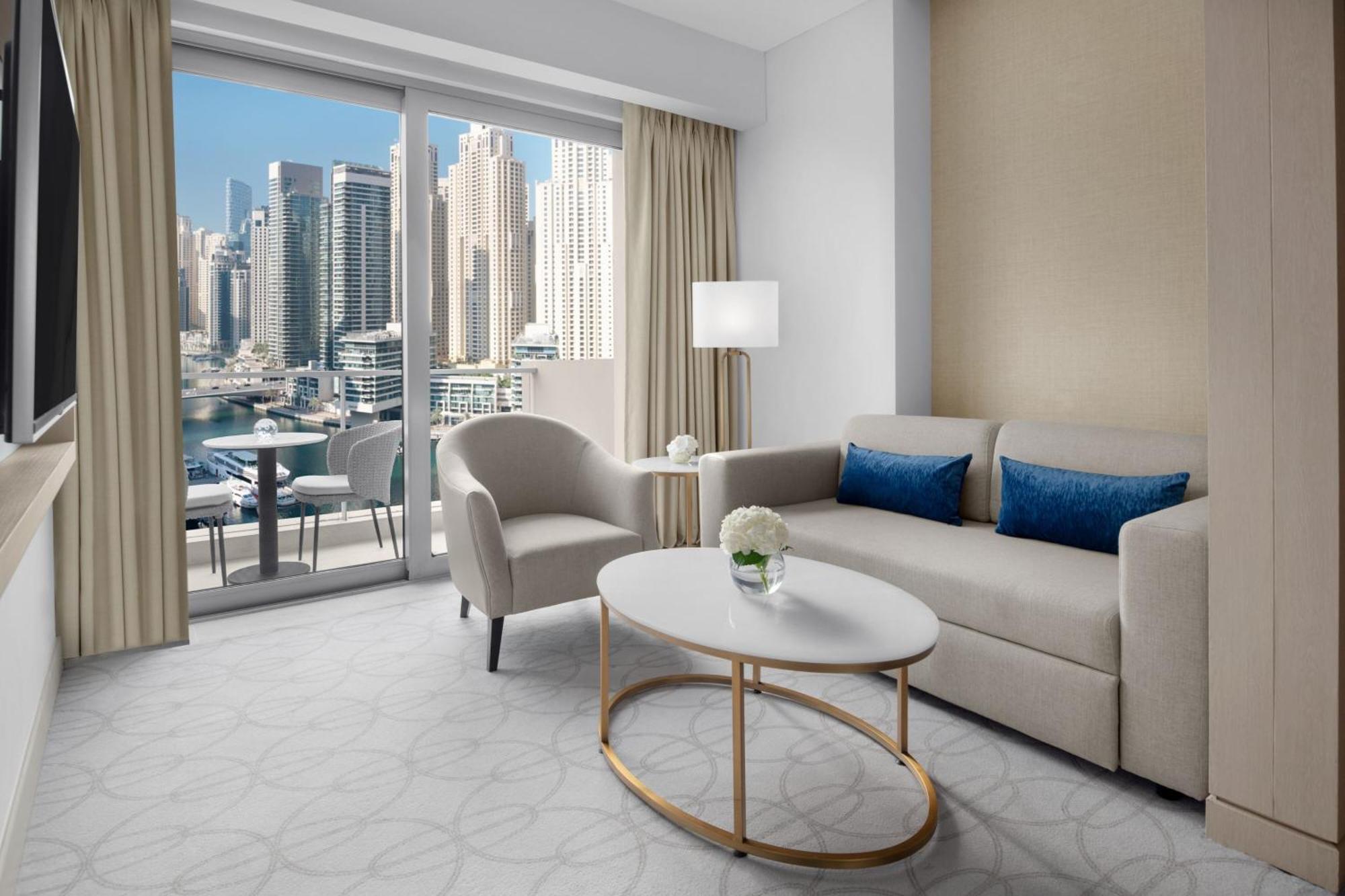 Jw Marriott Hotel Marina Dubai Exterior photo Living room