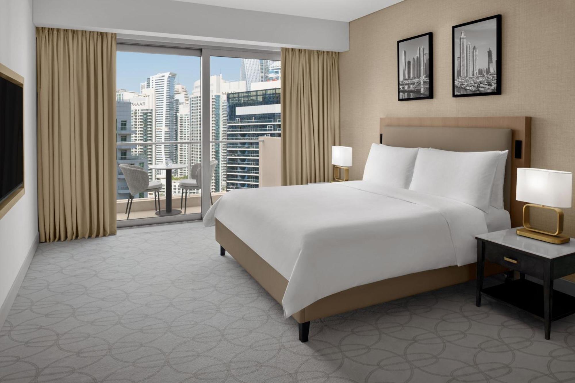 Jw Marriott Hotel Marina Dubai Exterior photo A bedroom at the Ritz-Carlton, Downtown, Dubai